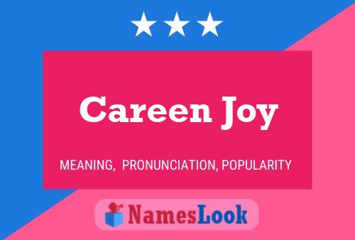 Careen Joy Name Poster