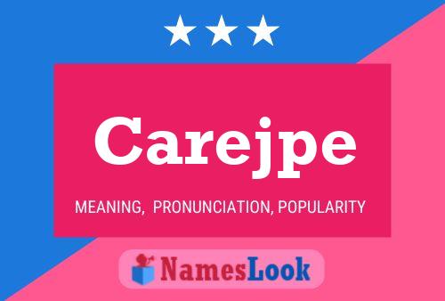 Carejpe Name Poster