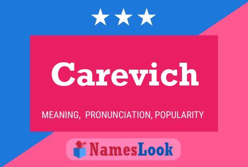 Carevich Name Poster