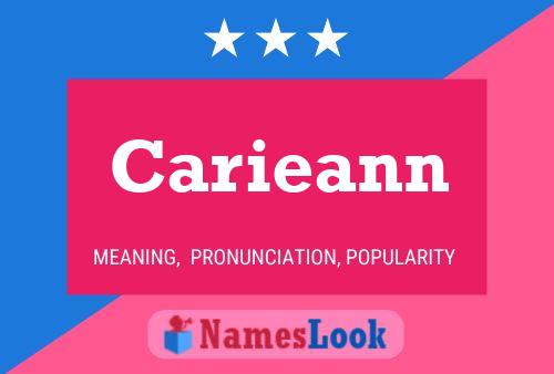 Carieann Name Poster