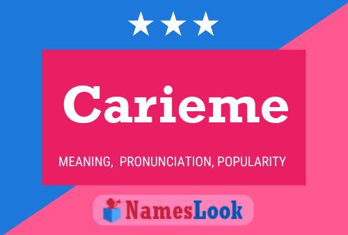 Carieme Name Poster