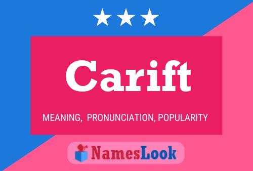 Carift Name Poster