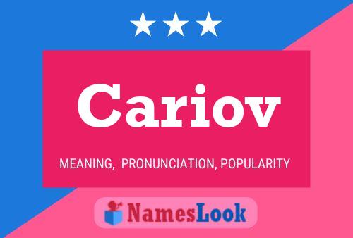 Cariov Name Poster