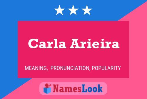 Carla Arieira Name Poster