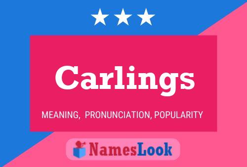 Carlings Name Poster