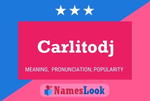 Carlitodj Name Poster