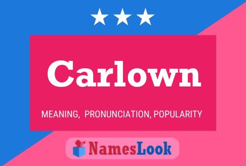 Carlown Name Poster