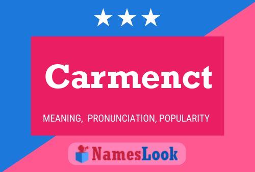 Carmenct Name Poster