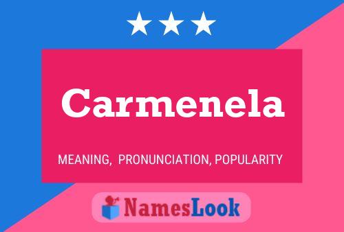 Carmenela Name Poster