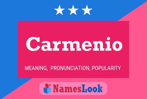 Carmenio Name Poster