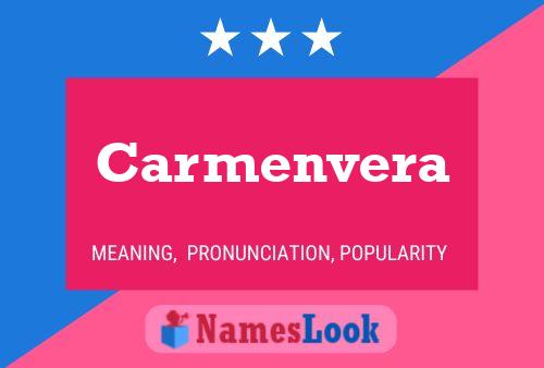 Carmenvera Name Poster