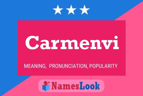 Carmenvi Name Poster