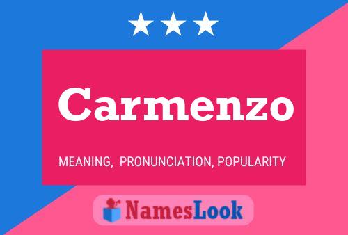 Carmenzo Name Poster