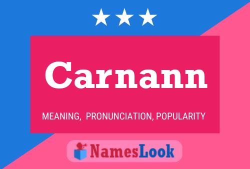 Carnann Name Poster