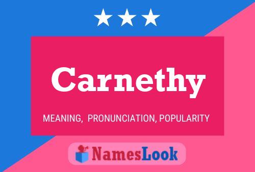 Carnethy Name Poster