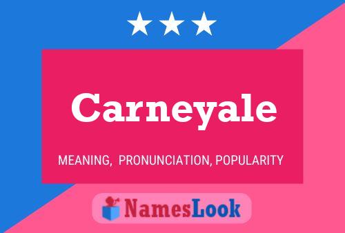 Carneyale Name Poster