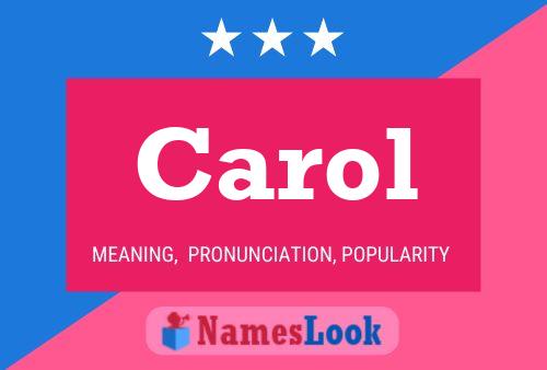 Carol Name Poster