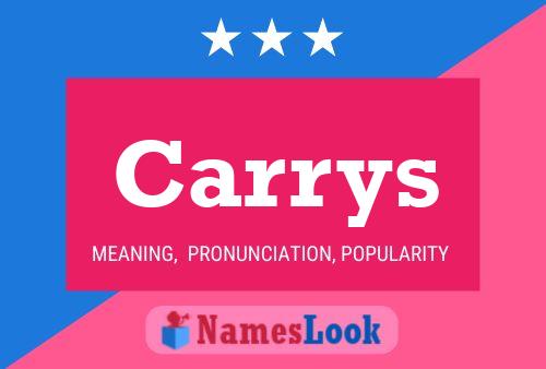 Carrys Name Poster