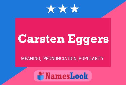 Carsten Eggers Name Poster