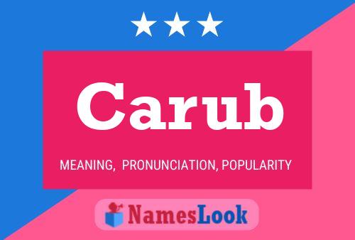 Carub Name Poster