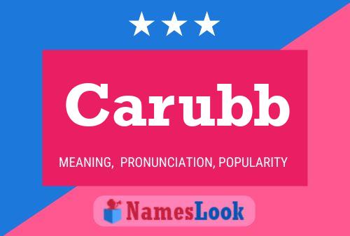 Carubb Name Poster