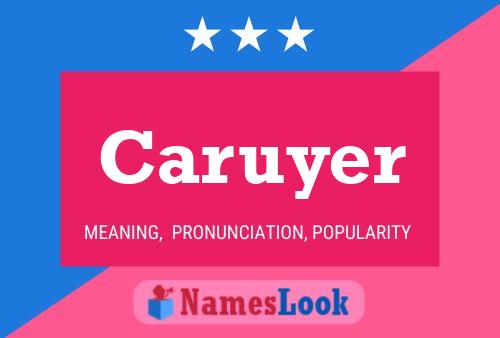 Caruyer Name Poster