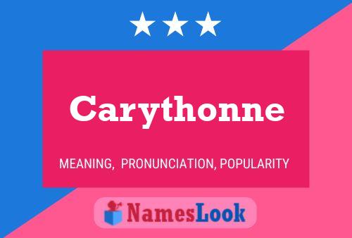 Carythonne Name Poster