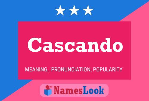 Cascando Name Poster