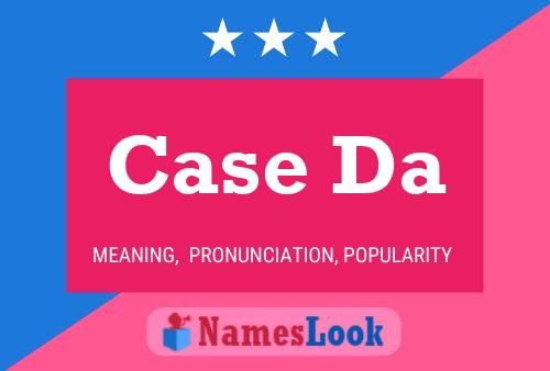 Case Da Name Poster