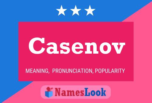 Casenov Name Poster