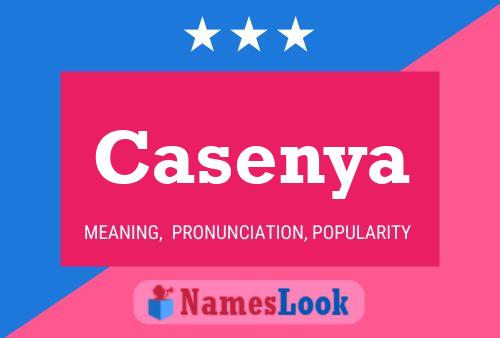 Casenya Name Poster