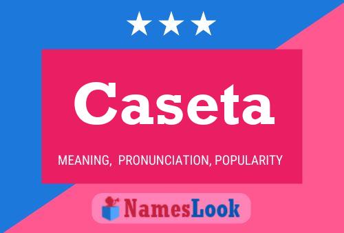 Caseta Name Poster