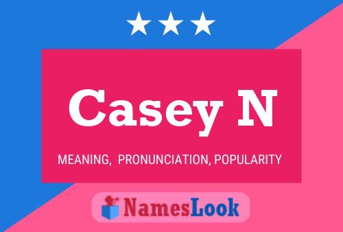 Casey N Name Poster