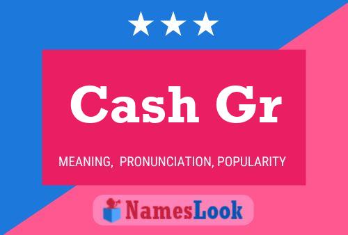 Cash Gr Name Poster