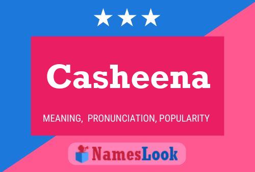 Casheena Name Poster