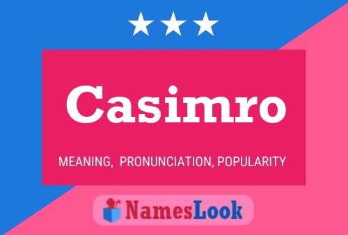 Casimro Name Poster