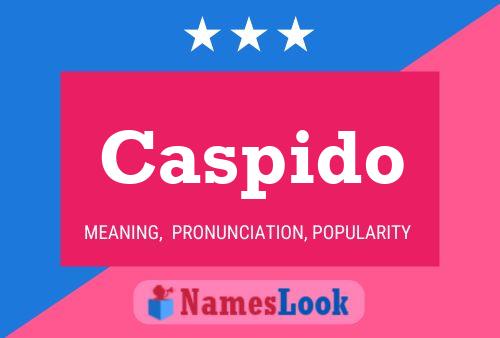 Caspido Name Poster