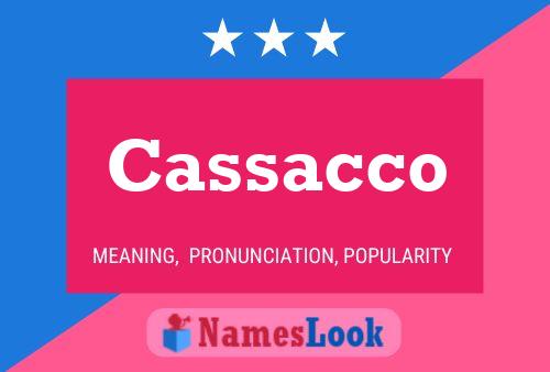 Cassacco Name Poster