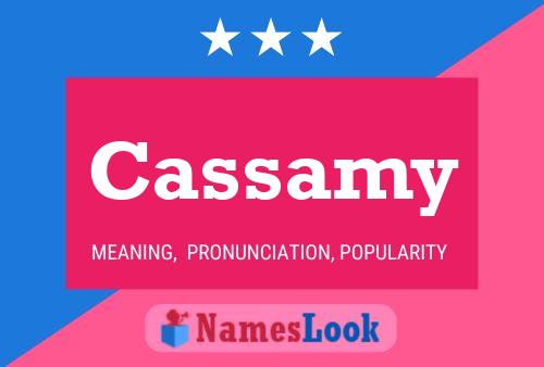 Cassamy Name Poster