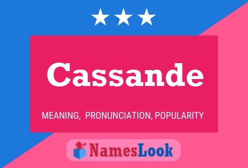 Cassande Name Poster