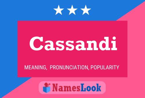 Cassandi Name Poster