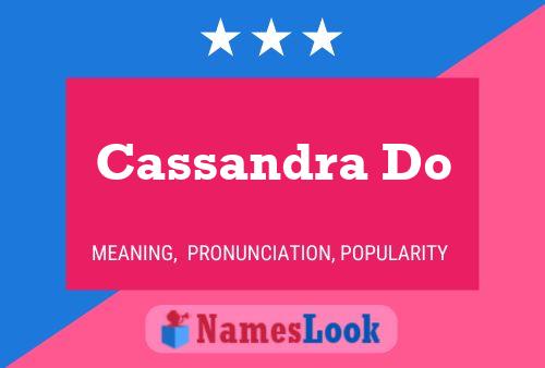 Cassandra Do Name Poster