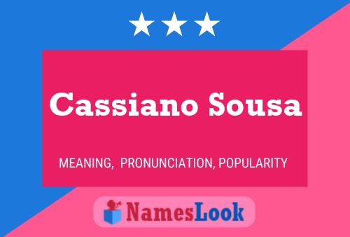 Cassiano Sousa Name Poster