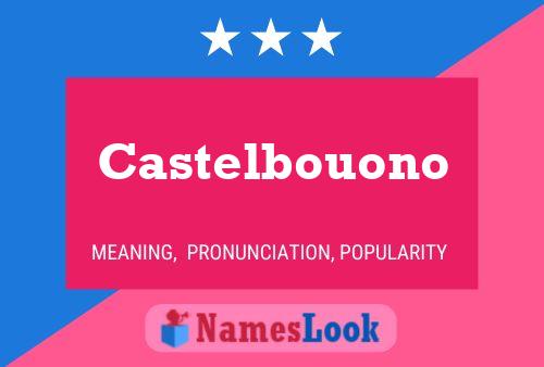 Castelbouono Name Poster