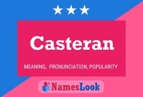 Casteran Name Poster