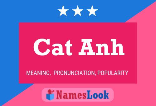 Cat Anh Name Poster