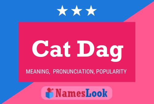 Cat Dag Name Poster