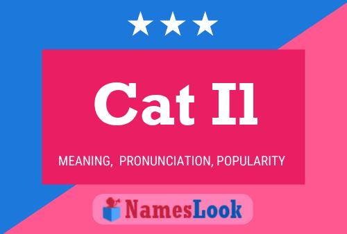 Cat Il Name Poster