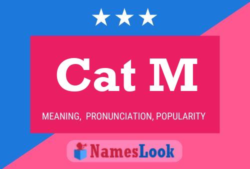 Cat M Name Poster