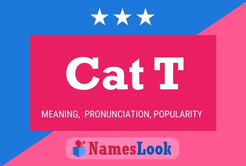 Cat T Name Poster